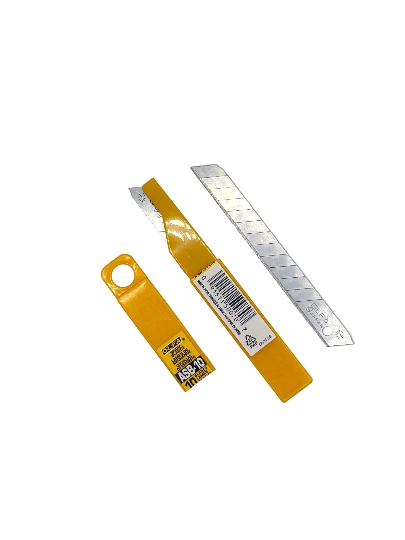 OLFA ASB - 10 Stainless Steel Blades – 10 Blades (60 Degree) 9mm, Rust - Resistant - My Store