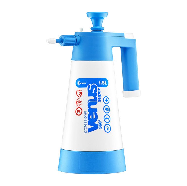 Soap Solution Sprayer — Kwazar Venus 360 Pro+ 1.5L, Blue - Steph Tools